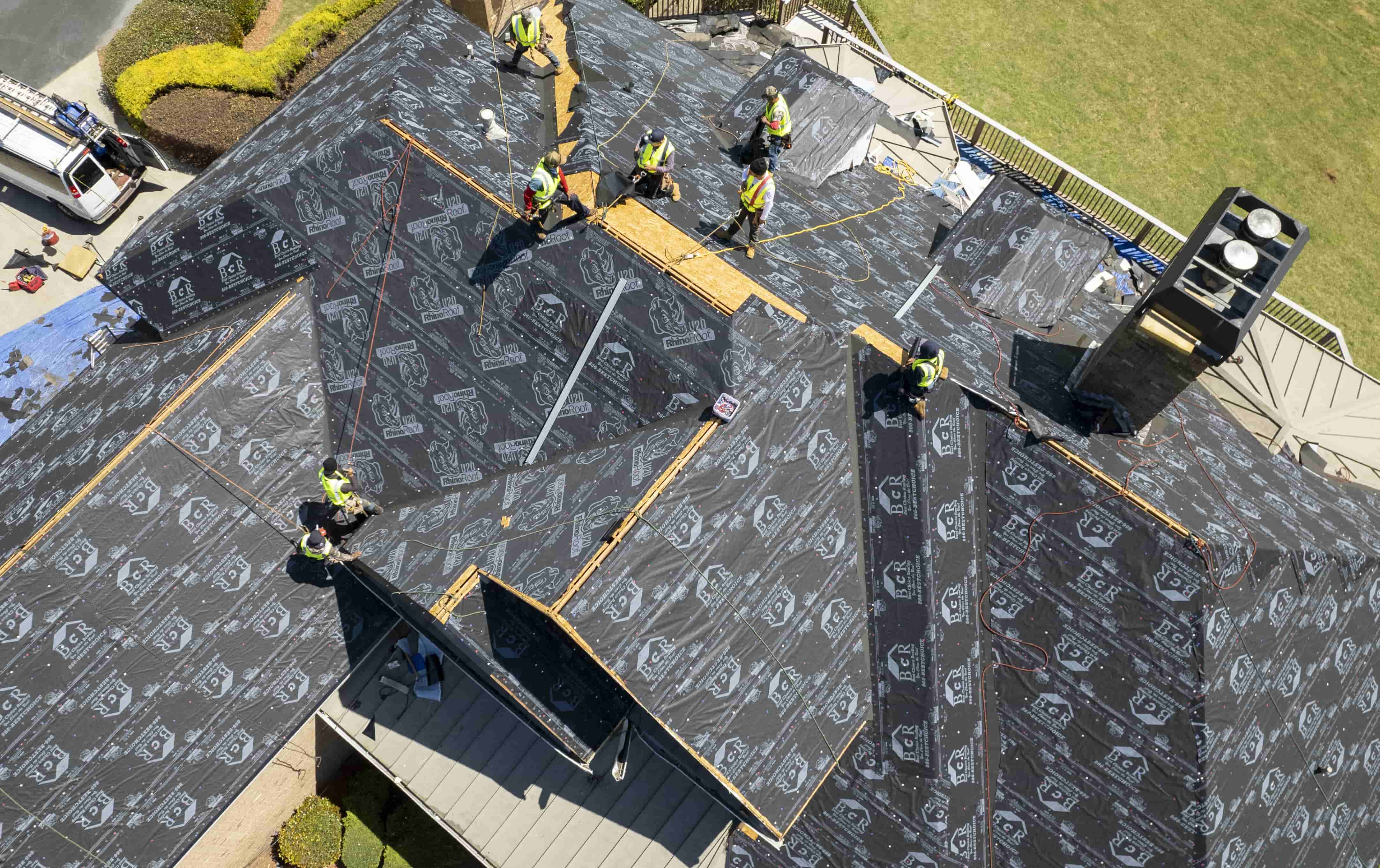 Roof repaired by Best Choice Roofing of East Detroit